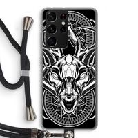 Oh Deer: Samsung Galaxy S21 Ultra Transparant Hoesje met koord
