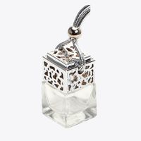 Luxe autoparfum met hanger - zilver Luxe autoparfum met hanger - zilver
