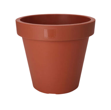 Bloempot rond 25 x 22 cm terracotta Nampook - Nampook