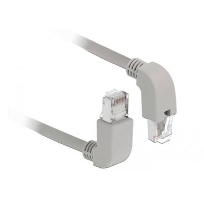 Delock 85861 RJ45 Netwerkkabel, patchkabel CAT 6 S/FTP 0.50 m Grijs 1 stuk(s)