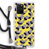 8-bit N°3: Samsung Galaxy S10 Lite Transparant Hoesje met koord