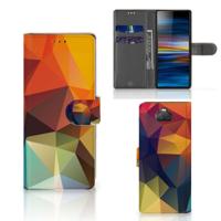 Sony Xperia 10 | Book Case | Polygon Color