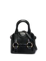 See by Chloé sac Saddie Micro Double Handle - Noir