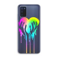 Hold My Heart: Samsung Galaxy A03s Transparant Hoesje Hold My Heart: Samsung Galaxy A03s Transparant Hoesje