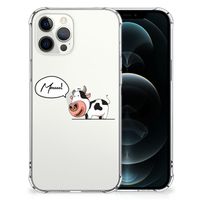 iPhone 12 Pro Max Stevig Bumper Hoesje Cow - thumbnail