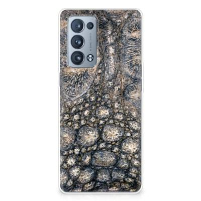 OPPO Reno 6 Pro Plus 5G | TPU Hoesje | Krokodillenprint