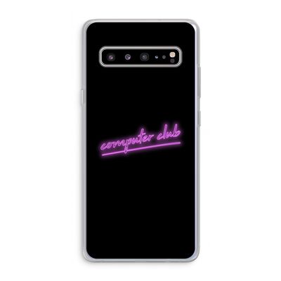 Vice Black: Samsung Galaxy S10 5G Transparant Hoesje