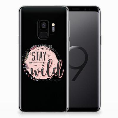 Samsung Galaxy S9 Telefoonhoesje met Naam Boho Stay Wild Samsung Galaxy S9 Telefoonhoesje met Naam Boho Stay Wild