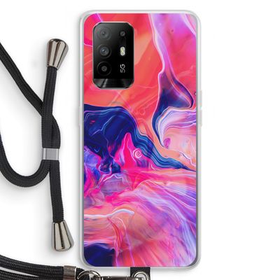 Earth And Ocean: Oppo A95 5G Transparant Hoesje met koord