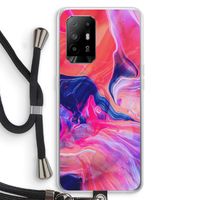 Earth And Ocean: Oppo A95 5G Transparant Hoesje met koord