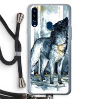 Bleeding Soul: Samsung Galaxy A20s Transparant Hoesje met koord Bleeding Soul: Samsung Galaxy A20s Transparant Hoesje met koord