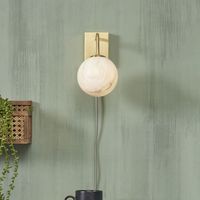 its about RoMi Wandlamp Carrara Marmerprint - Goud