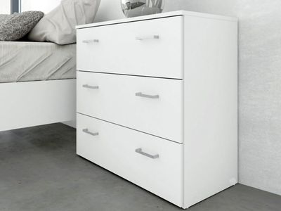 Commode SPACIO 3 lades wit Commode SPACIO 3 lades wit