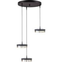 Masterlight 3-lichts hanglampImperia Ø 35cm zwart nikkel - 2042-05-81-02-35-3