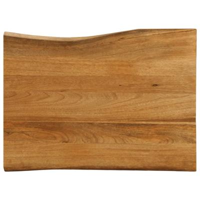 Tafelblad met natuurlijke rand 80x60x3,8 cm massief mangohout