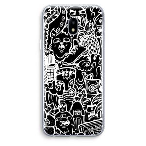 Vexx Black Mixtape: Samsung Galaxy J3 (2017) Transparant Hoesje