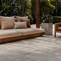 Vloerkleed Nightingale Rechthoekig - Zwart Wit 300x200cm - Polypropyleen - Dekbed-Discounter.nl