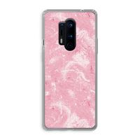 Abstract Painting Pink: OnePlus 8 Pro Transparant Hoesje