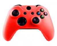 Silicone Beschermhoes Skin voor Xbox One (S) Controller - Rood - thumbnail