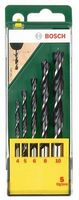 Bosch Accessories 2607019440 Hout-spiraalboorset 5-delig 4 mm, 5 mm, 6 mm, 8 mm, 10 mm Cilinderschacht 1 set(s) - thumbnail