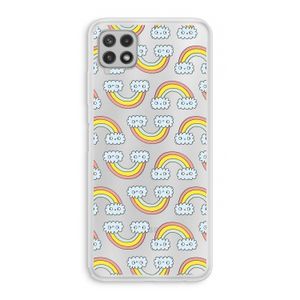 Regenboog: Samsung Galaxy A22 4G Transparant Hoesje