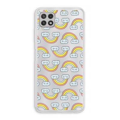 Regenboog: Samsung Galaxy A22 4G Transparant Hoesje