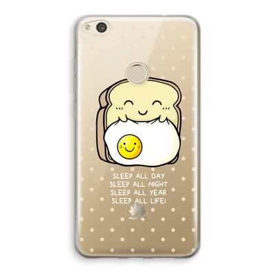 Sleep All Day: Huawei Ascend P8 Lite (2017) Transparant Hoesje