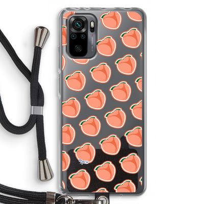 Just peachy: Xiaomi Redmi Note 10 Pro Transparant Hoesje met koord