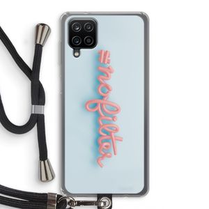 #nofilter: Samsung Galaxy A12 Transparant Hoesje met koord