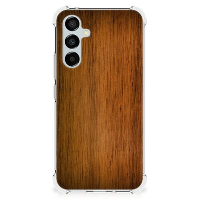 Samsung Galaxy A54 Stevig Telefoonhoesje Donker Hout Samsung Galaxy A54 Stevig Telefoonhoesje Donker Hout