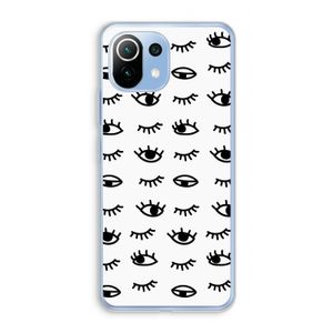 Eye pattern #2: Xiaomi Mi 11 Lite Transparant Hoesje