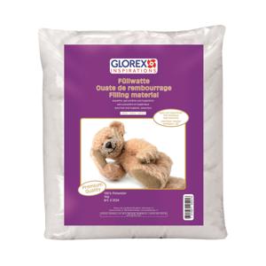 Glorex Hobby vulmateriaal - polyester - 1 kilo gram voor knuffels/kussens - wit - donzig   -