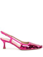 Roberto Festa Siviglia sequinned slingback pumps - Rose