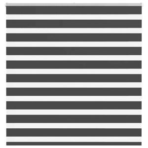 VidaXL Zebra rolgordijn 150x150 cm stofbreedte 145,9 cm zwart