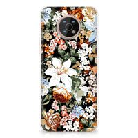 TPU Case voor Nokia G50 Dark Flowers