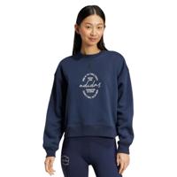 Adidas Signature Graphic Print Fleece Loose Sportsweater Dames XL/42 Adidas Signature Graphic Print Fleece Loose Sportsweater Dames XL/42