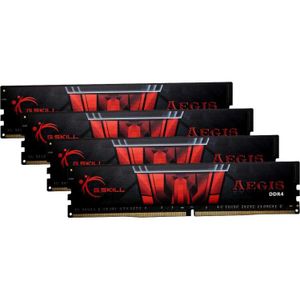 G.Skill 64 GB DDR4-2400 Quad-Kit werkgeheugen F4-2400C15Q-64GIS, Aegis, XMP 2.0