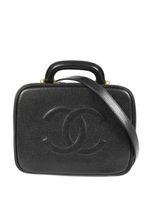 CHANEL Pre-Owned trousse de toilette à logo cousu (1998) - Noir - thumbnail