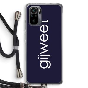 Gijweet: Xiaomi Redmi Note 10 Pro Transparant Hoesje met koord
