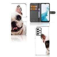 Samsung Galaxy A23 | Telefoonhoesje | Met pasjeshouder | Franse Bulldog