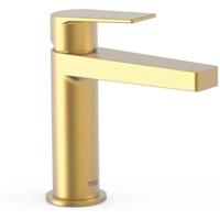 Wastafelkraan Tres Project | Opbouw | Mengkraan | Standaard model | 1-hendel | Rond | 24k Goud mat