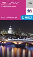 Wandelkaart - Topografische kaart 176 Landranger West London, Rickmansworth & Staines | Ordnance Survey - thumbnail