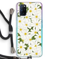 Summer Daisies: Oppo A92 Transparant Hoesje met koord