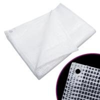 VidaXL Dekzeil leno 140 g/m² 8x8 m wit