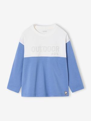 T-shirt met lange mouwen voor jongens blauw T-shirt met lange mouwen voor jongens blauw