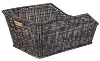 Basil cento rattan look wsl - fietsmand - achterop - inclusief wsl systeem - bruin