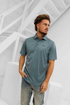 Under Armour Tech Polo Heren Blauw - Maat S - Kleur: Blauw | Soccerfanshop