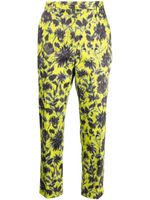 Philosophy Di Lorenzo Serafini pantalon imprimé à coupe courte - Jaune