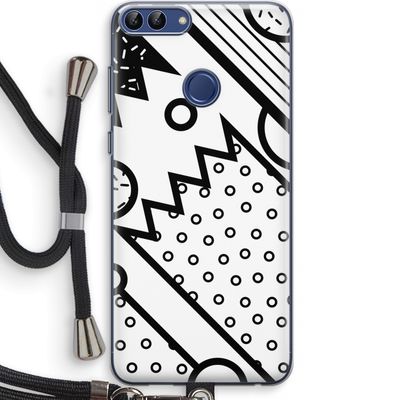 Pop Art #4: Huawei P Smart (2018) Transparant Hoesje met koord