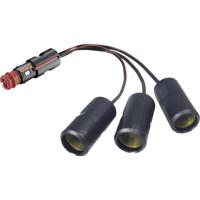 ProCar Pro Car Drievoudige verloopkabel 3 x 5A Stroombelasting (max.): 15 A Verdeler 12 V, 24 V - thumbnail